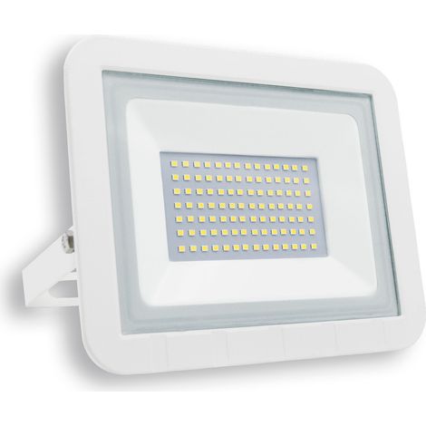 Proyector led plano blanco matel ip65 50w fría (1/2)