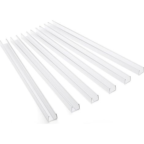 Protections de bord pour armoires (17, 7 pouces, PVC transparent) (1/5)
