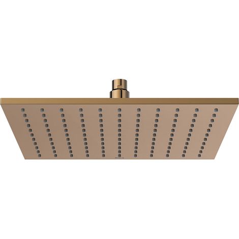 Rociador cuadrado para pared o techo orientable RAINSENSE - ROCA Color: Oro rosado (1/2)