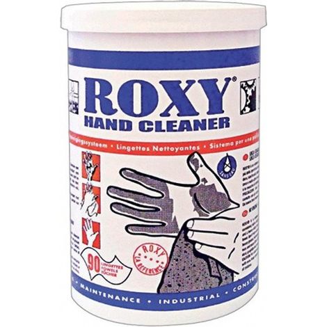 Lot de 90 lingettes nettoyantes pour mains – Sans rinçage – Efficace contre graisses et cambouis – Dimensions 27 x 31 cm