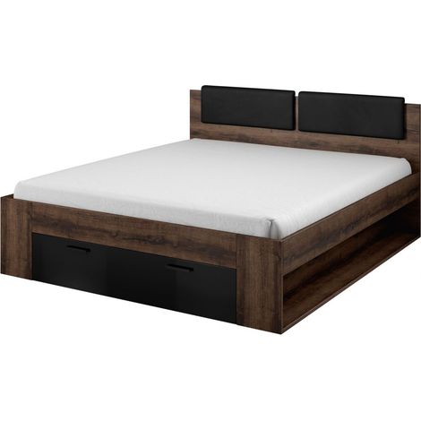 CAMA GALAXY 160x200 cm para adultos con cajón de almacenamiento