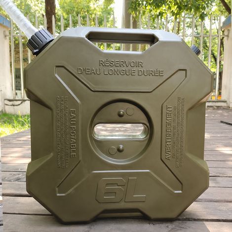 Jerrycan d'appoint en plastique 6 L vert pour moto et voiture 6l réf 0696 37 × 42 × 9 cm 1,7 kg – Livraison gratuite