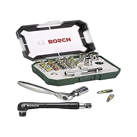 Bosch Accessories Promoline 2607017392 Kit inserti 27 parti Taglio, Croce Pozidriv, Croce Phillips, Brugola interna, Es (1/6)