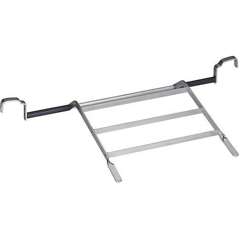 Grille basculante triangulaire en alu pour bac evier acier