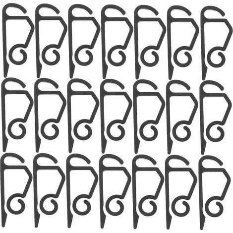 Clips de fixation robustes pour guirlandes lumineuses de Noël extérieures (lot de 50) (1/5)