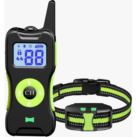 Collier De Dressage - 3 Modes Bip Vibration Choc - Portée 500 M - Étanchéité IP67 - Verrouillage Sécurité - Pour Chiens 3 À 55 Kg - 1 Pièce (1/5)