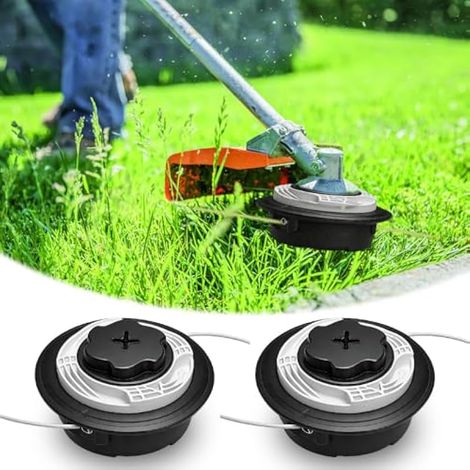 Autocut C6-2 Lot de 2 têtes de coupe pour débroussailleuse Stihl - Tête de fil de rechange - M8 x 1,25 Autocut C6-2 - Pour Stihl FS38 FS40 FS45 FS50 FSE60 FSE71 FSE81 (1/5)
