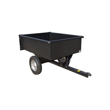 Remorque voiture benne soudée 226kg – Panneau arrière amovible – Roues pneumatiques 12 pouces pour terrains accidentés