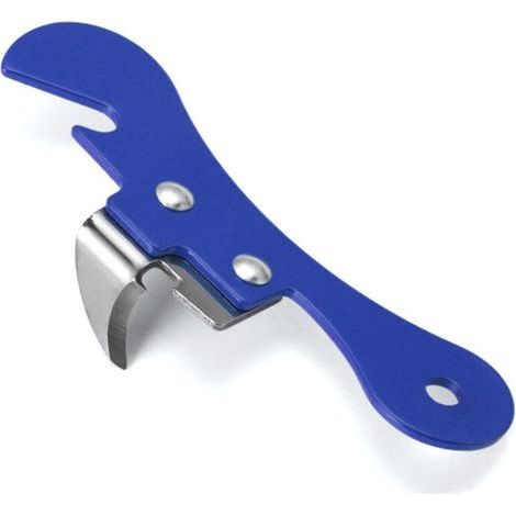 2-in-1 blue stainless steel bottle and can opener for beer