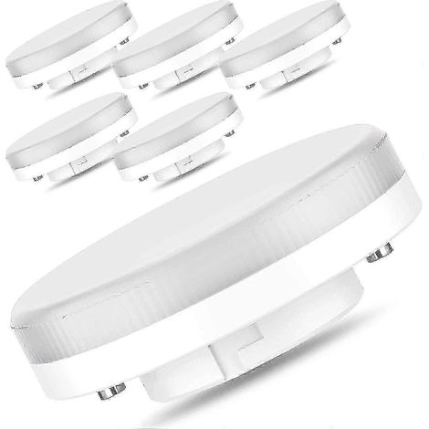 Ampoules LED GX53 6 pièces, 7 W 4000 K blanc neutre - non dimmables, classe énergie A+ (1/5)
