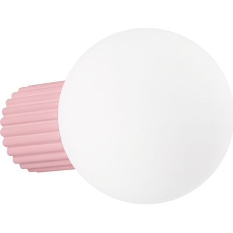 Appliques Halo aluminium/verre rose 1xG9 12cm Sollux (1/5)