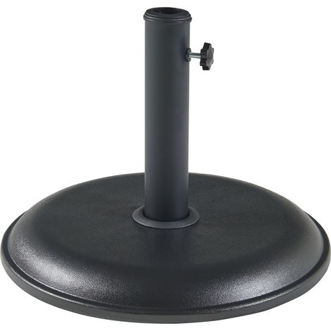 Base para sombrilla de jardín exterior hormigón 45 x 5 cm color negro 030010250