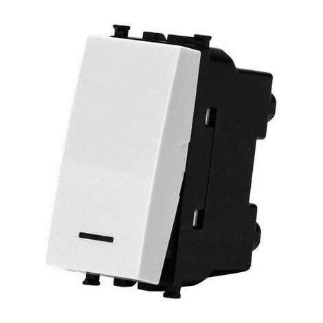 PULSANTE UNIPOLARE AVP - BIANCO VOLT 250 A 16- 8 pezzi