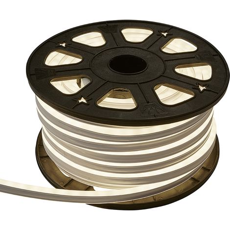 Star Trading Tube lumineux LED Neoled Reel, blanc neutre, 240W, extérieur, plat, 30m (1/2)