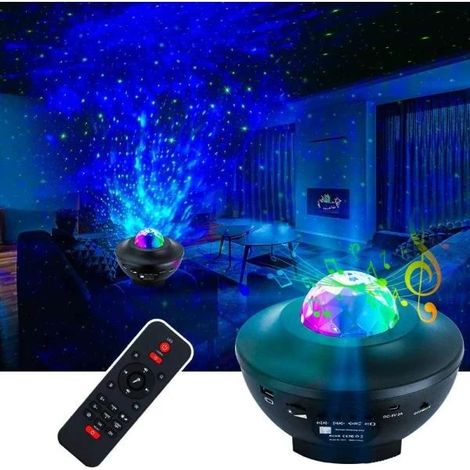 Projecteur d'étoiles LED Lumière Galaxie / Veilleuse / Lampe Étoile Noire (1/5)