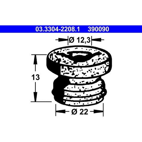 Bouchon, filtre déshydratant du liquide de frein ATE 03.3304-2208.1 1221713