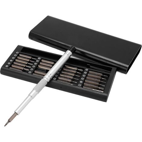25-in-1-Multisize-Schraubendreher-Bit-Set aus Stahl, universelles Präzisionsschraubendreher-Set, Autoreparaturwerkzeug