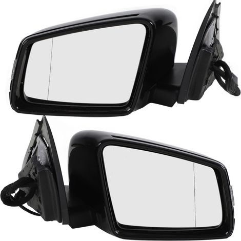 Rétroviseurs latéraux électriques à ailes pliantes, 2 pièces, avec remplacement chauffant, pour Mercedes Benz W204 C180 C200 C250 C300 (1/5)