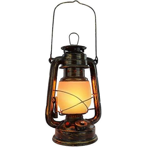 Lanterne, lanterne tempête LED, lanterne de camping, lanterne à flamme, lumière, 3 modes d'éclairage (1/5)