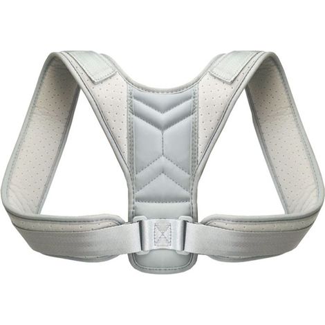 Correcteur de Posture Homme Femme - Ceinture Soutien Dorsale Ajustable en Nylon Respirant - Corrector pour Dos Vouté et Mauvaise Posture Taille XL