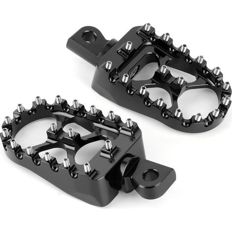Repose-pieds universel pour moto, pédale de 10mm de diamètre d'installation en alliage d'aluminium CNC