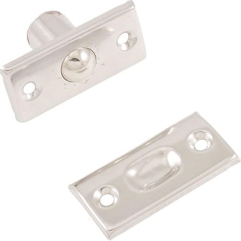 Silberfarbener Edelstahl-Schrank-Schrankkugelverschluss mit Schließplatte (112f787cade27747928d3c...