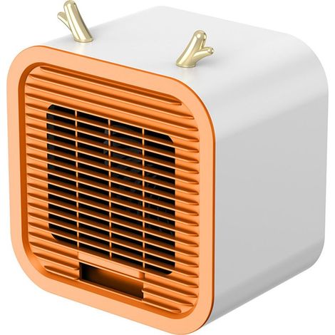 Mini-USB-tragbarer, leiser Luftkühler für Büro und Outdoor-Einsatz, Orange - KZQ (1/5)