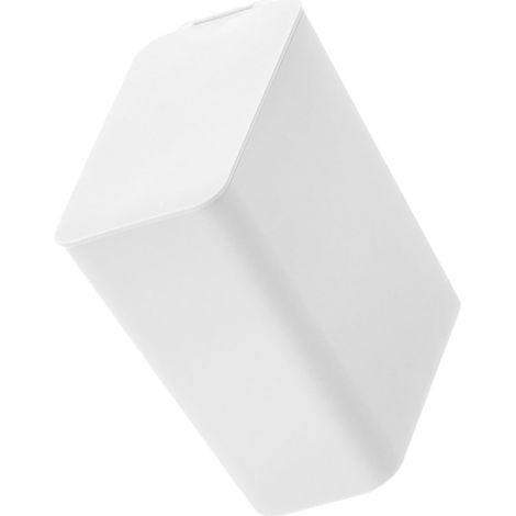 de bureau OUNONA en PP petite blanche avec couvercle facile (1/5)
