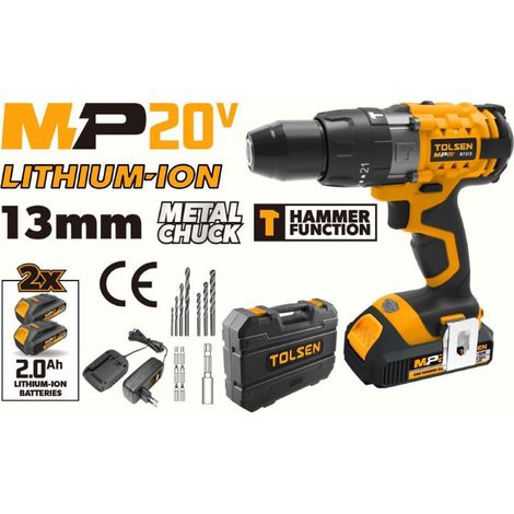 KIT DESTORNILLADOR CON PERCUSION SERIE MP20V 20V (EX 79034T)