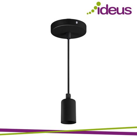 UNO E27 APPLIQUE A SOSPENSIONE BLACK (1/3)
