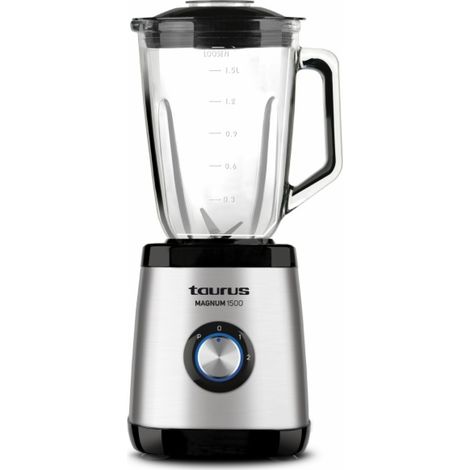 BATIDORA VASO TAURUS 912451000 MAGNUM 1500 INOX NEGRO 1500W (1/3)