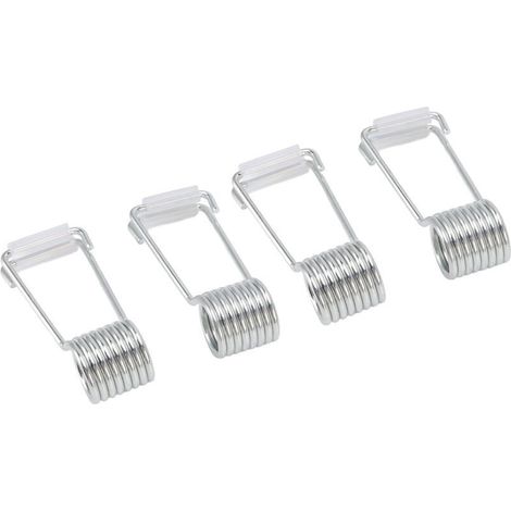 Eosnow 2CM Spring Hinge, 4 Pieces, Self-Closing, Spring Hinge Pins, Door Latch Accessories (1/5)