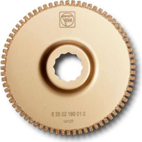 Lame à concrétion carbure avec denture ouverte, Largeur 1,2 mm, Longueur 105 mm Fein (1/2)