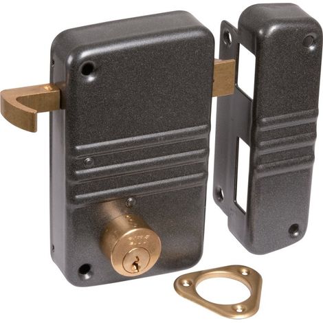Serrure électrique verticale tirage CITY – Cylindre Ø 26mm, longueur 45mm – Traitement anti-corrosion – Compatible cylindre européen – ISO (1/6)