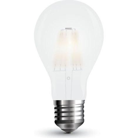 V-tac lampadina goccia led filamento 7w attacco grande e27 luce calda 7181 (1/3)