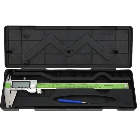 Étrier digital en acier inox 200mm, règle électronique haute précision et durable (1/5)