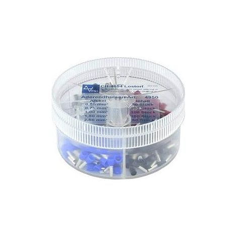 Assortimento Capicorda Bianco, Grigio, Rosso, Nero, Blu Vogt Verbindungstechnik 4016138371468 400 pz.