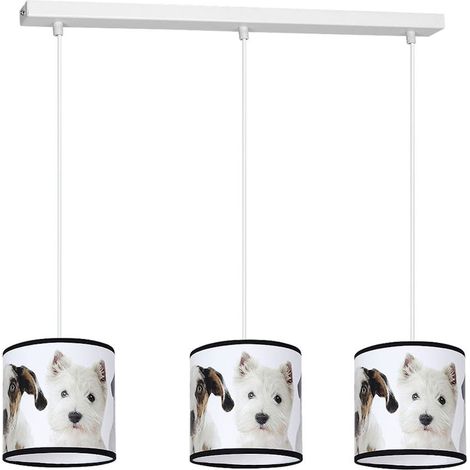 Lampada a sospensione bimbi Puppies Milagro 3xE27 90cm