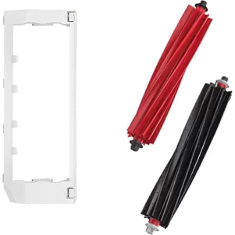 Couvercle de brosse principal pour Roborock Qrevo Master / V20 / P10S Pro avec 1 paire de brosses principales autovideuses, édition R 0716