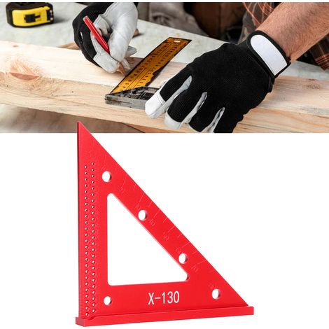 130 mm rechtwinkliger Markierungslineal für die Holzbearbeitung (1/5)