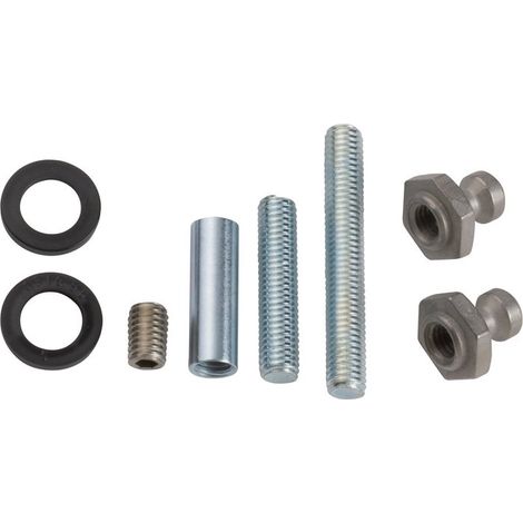 Kit de montage - Normbau - Pour porte en bois / métal / PVC - Pour poignée inclinée STG - Double (1/2)