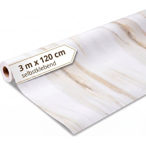 Dalsys Wandverkleidung selbstklebend 3m Rolle x 120cm Elfenbein PVC (1/5)