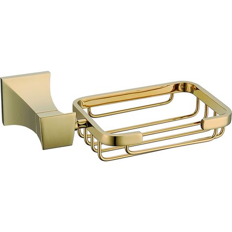 PORTE SAVON 002B DORÉ EN LAITON COLLECTION HALYS