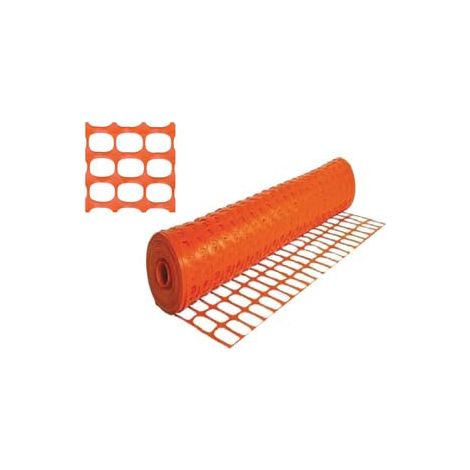 Filet en plastique pour chantiers de construction "Zone de construction" - cm. 120h.