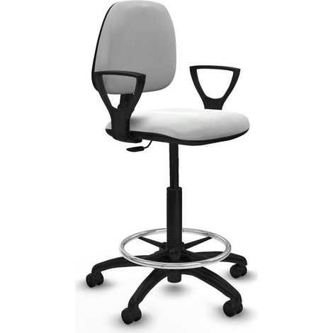 Piqueras et Crespo BFN01RP Silla de oficina blanca confortable (1/3)