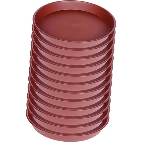 12x 11.81 Pulgadas Bandeja De De Planta Para Macetas Rouge (1/5)