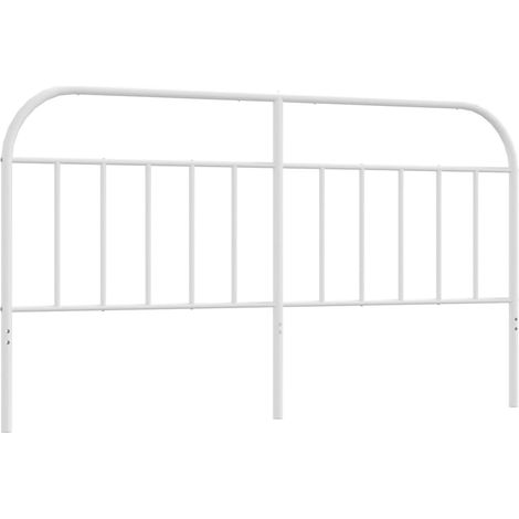 Maison Exclusive - Cabecero de repuesto de metal blanco 180 cm