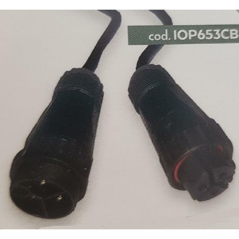 Mcair connettore super fast tripipolare per proiettore led nero iop653cb