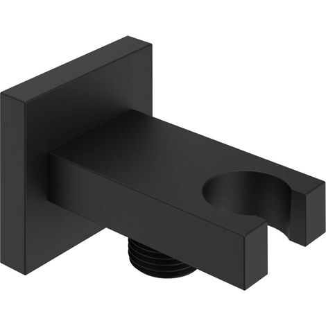Sapho - Coude mural avec support, noir mat AQ591B (1/2)