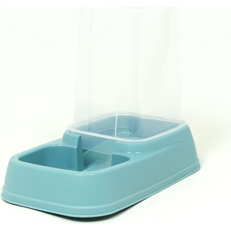 Dispenser Cibo/Acqua 3,7L Per Animali Modello 700085 Colore Azzurro (1/4)